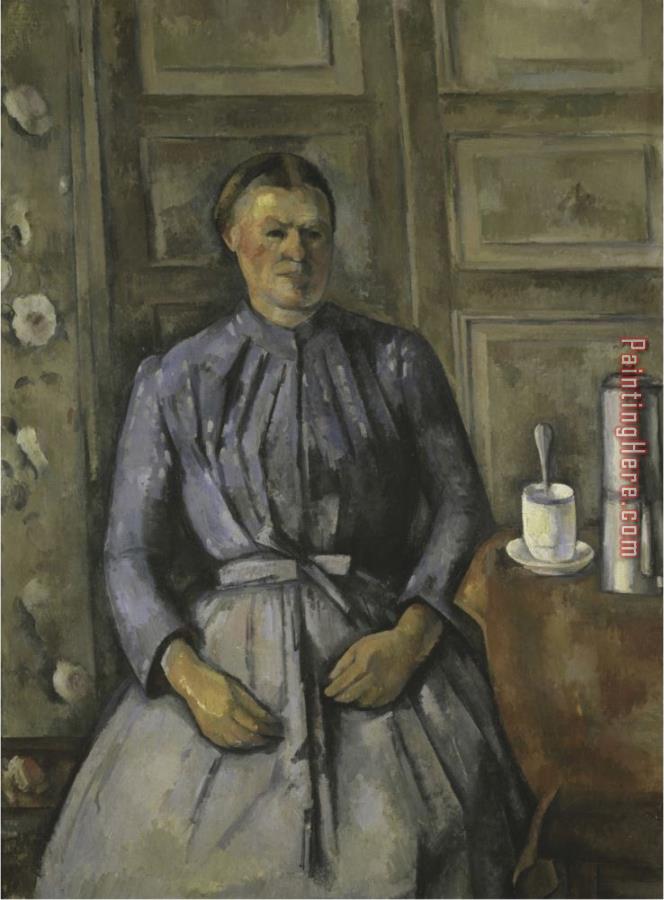Paul Cezanne Femme a La Cafetiere